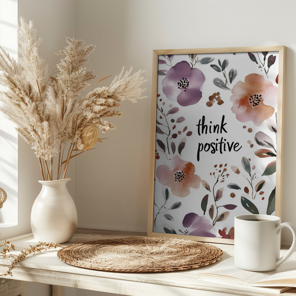 Think Positive Poster