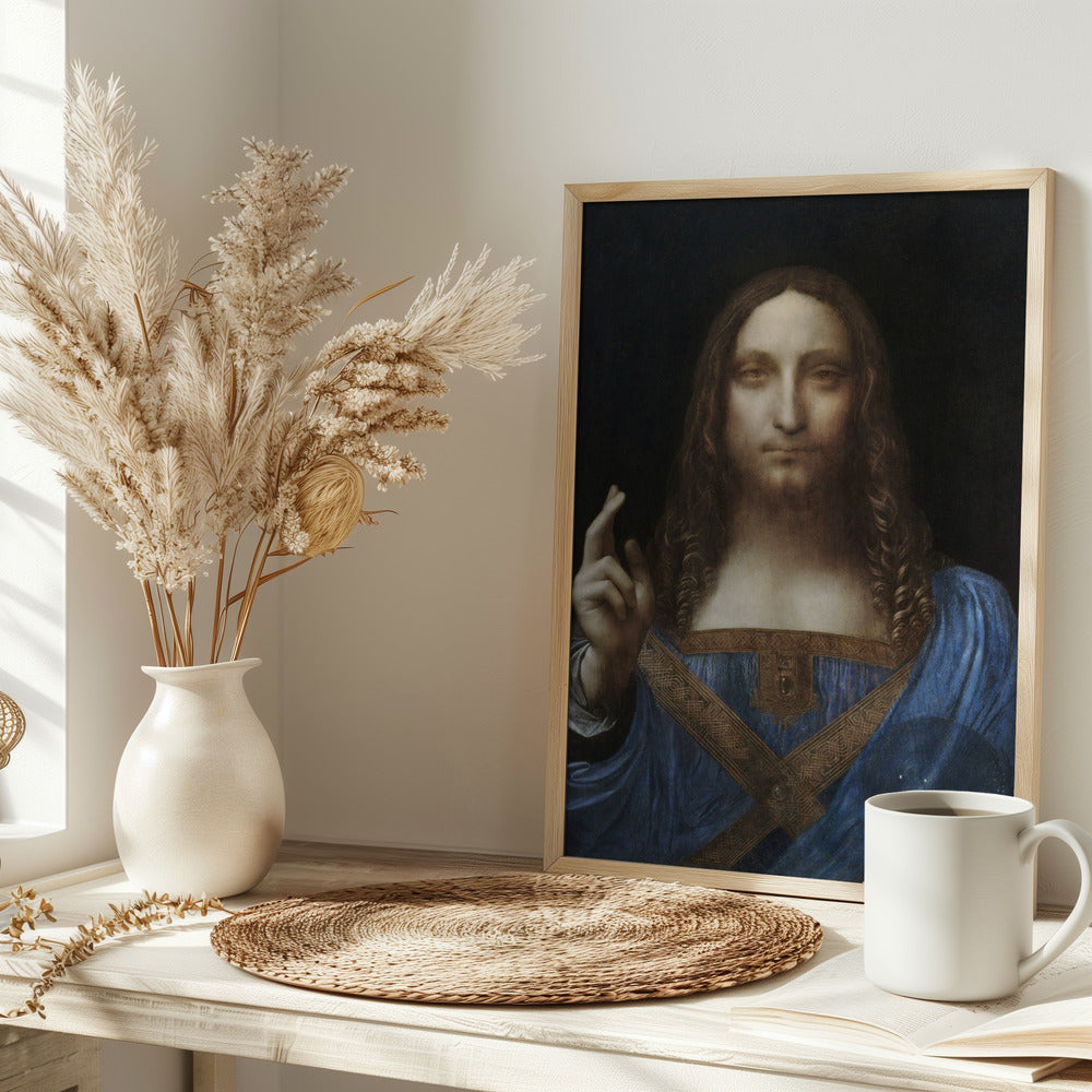 Salvator Mundi (circa 1500) Poster