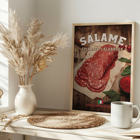 Salame Spianata Calabrese Poster