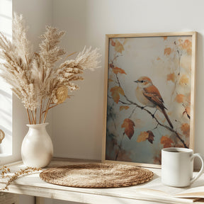 Autumn Bird Poster