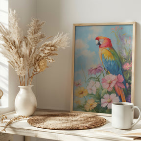 Colorful Parrot Poster