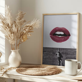 Curious Lips Poster