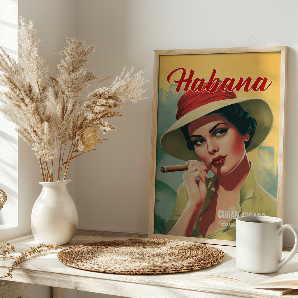 Habana - Cuban Cigars Poster