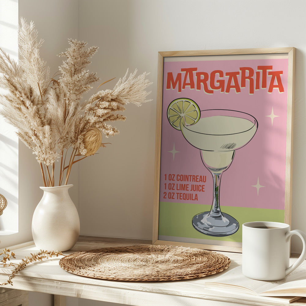 Margarita Cocktail Poster