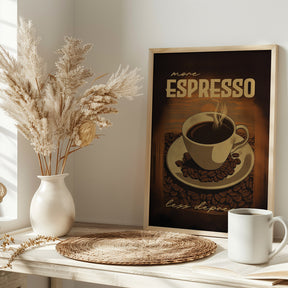 More Espresso   Less Depresso Poster