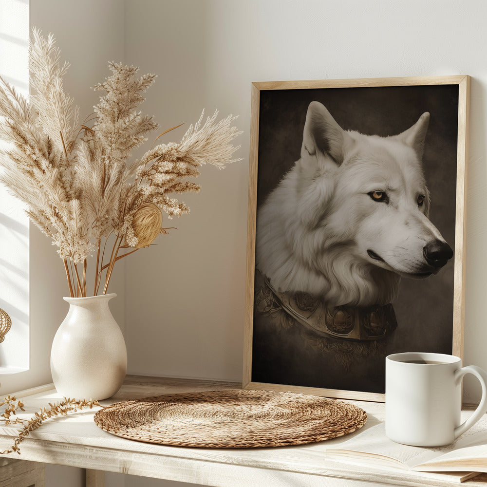 Wolf Portrait Poster