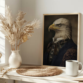 Bald Eagle Portrait Poster