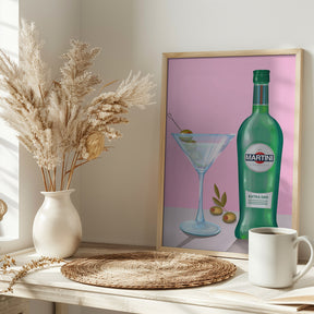 Martini Cocktail Poster