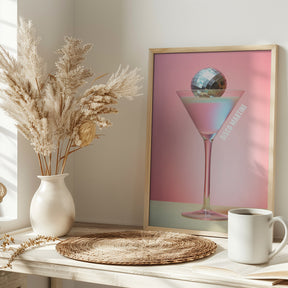 Disco Martini Poster