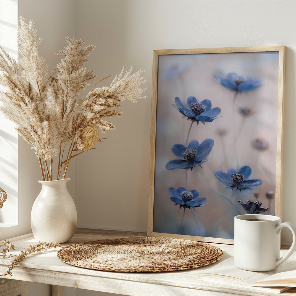 Cosmos blue Poster