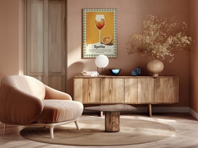 Spritz retro print Poster