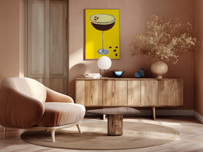 Espresso Martini Buttercup Yellow Poster