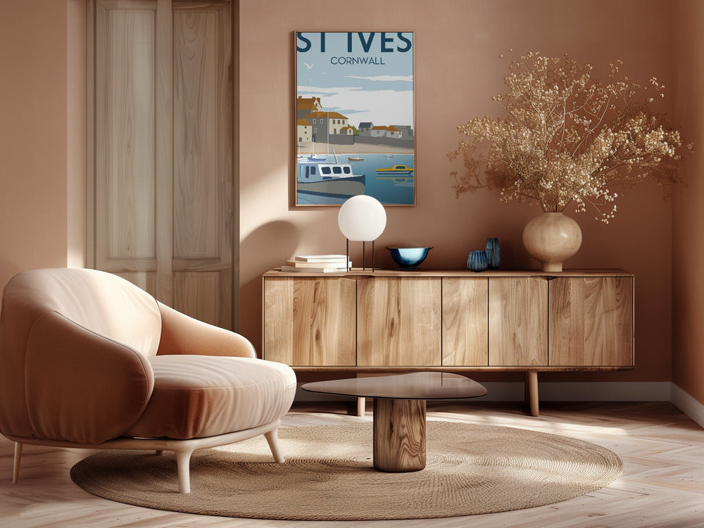 St Ives Travel Print Poster