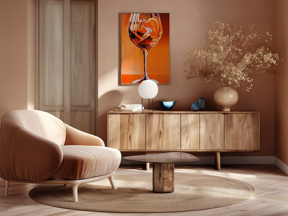 Aperol Spritz Orange Poster