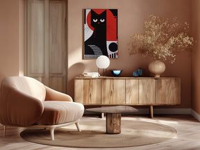 The Abstract Cat Poster