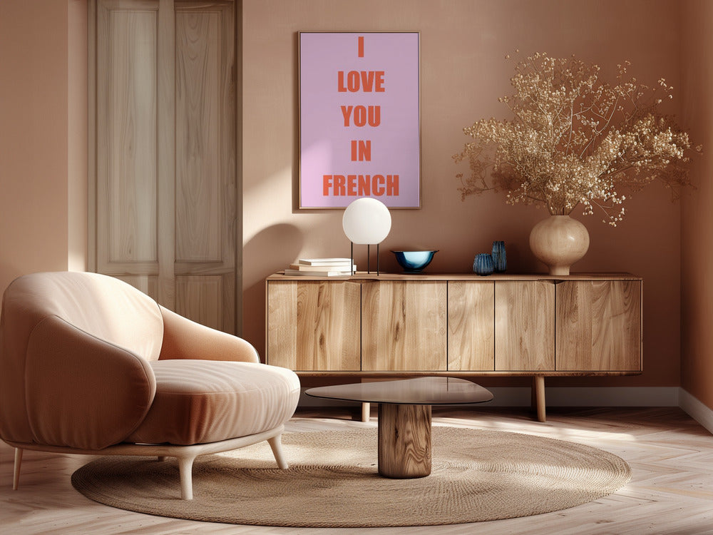 Frenchloveorange Ratioiso Poster