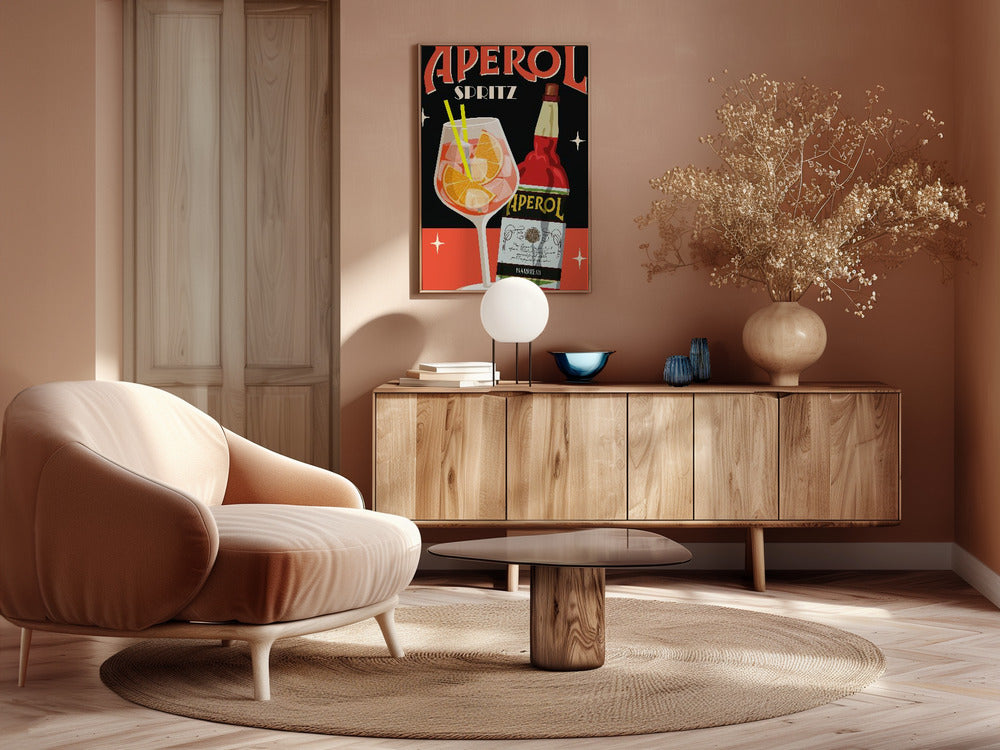 Aperol Spritz_Black Poster