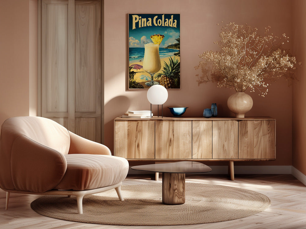 Pina Colada Vintage Poster