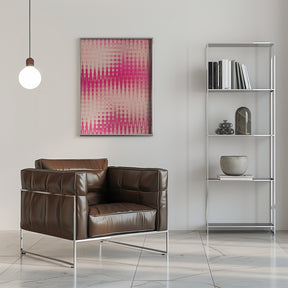 Pink Blurred Pattern Poster