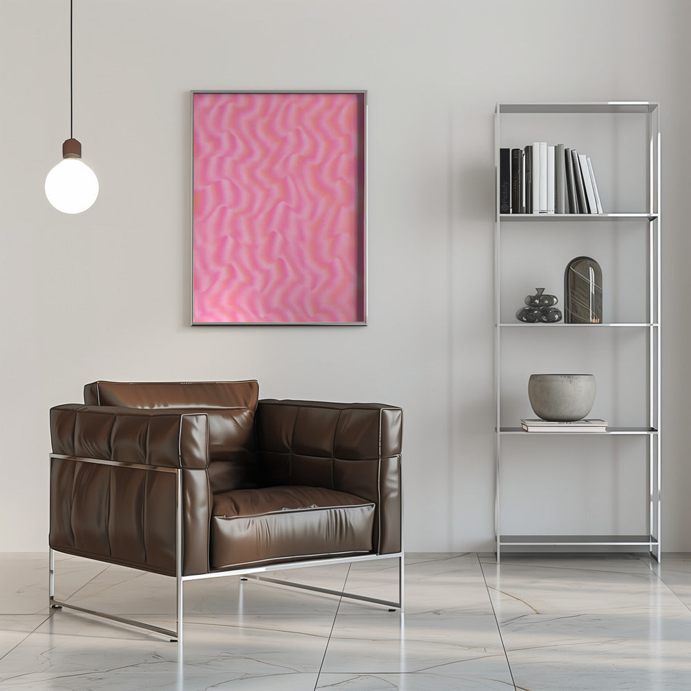 Pink Silk Pattern Poster