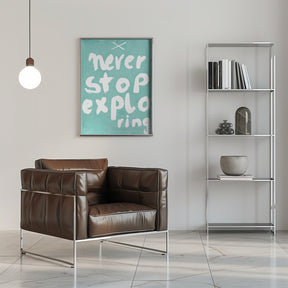 Never Stop Exploring Poster