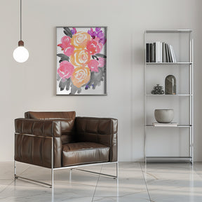 Olympe florals I Poster