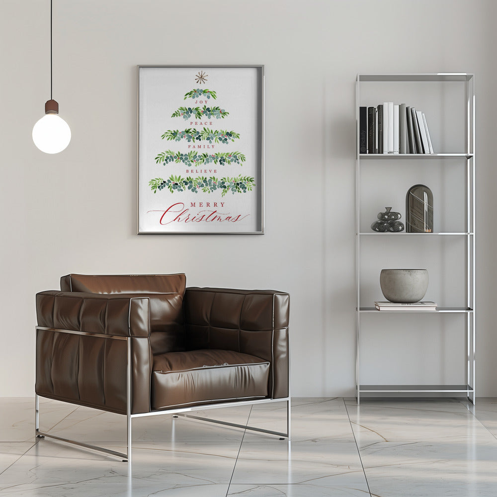 Christmas tree of wishes Poster