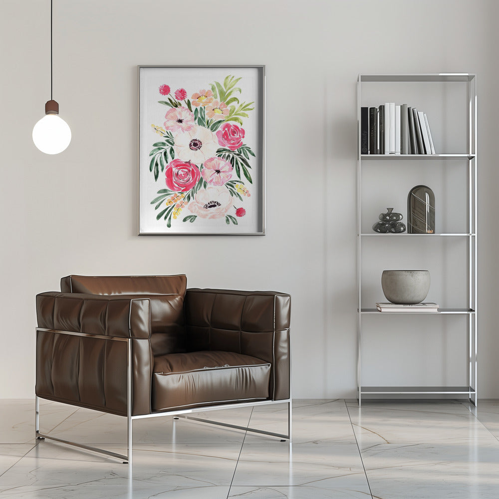 Mirja bouquet Poster