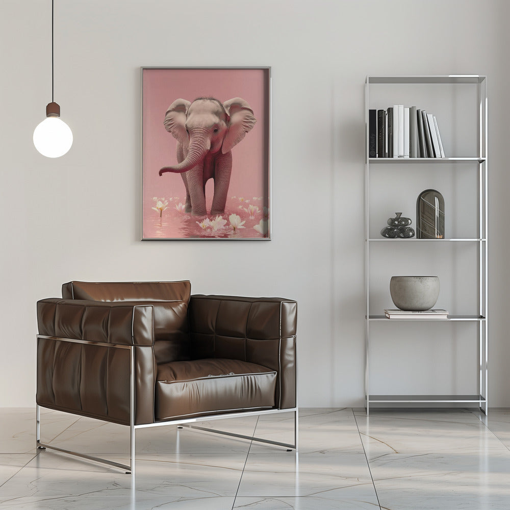 Young Elephant Poster