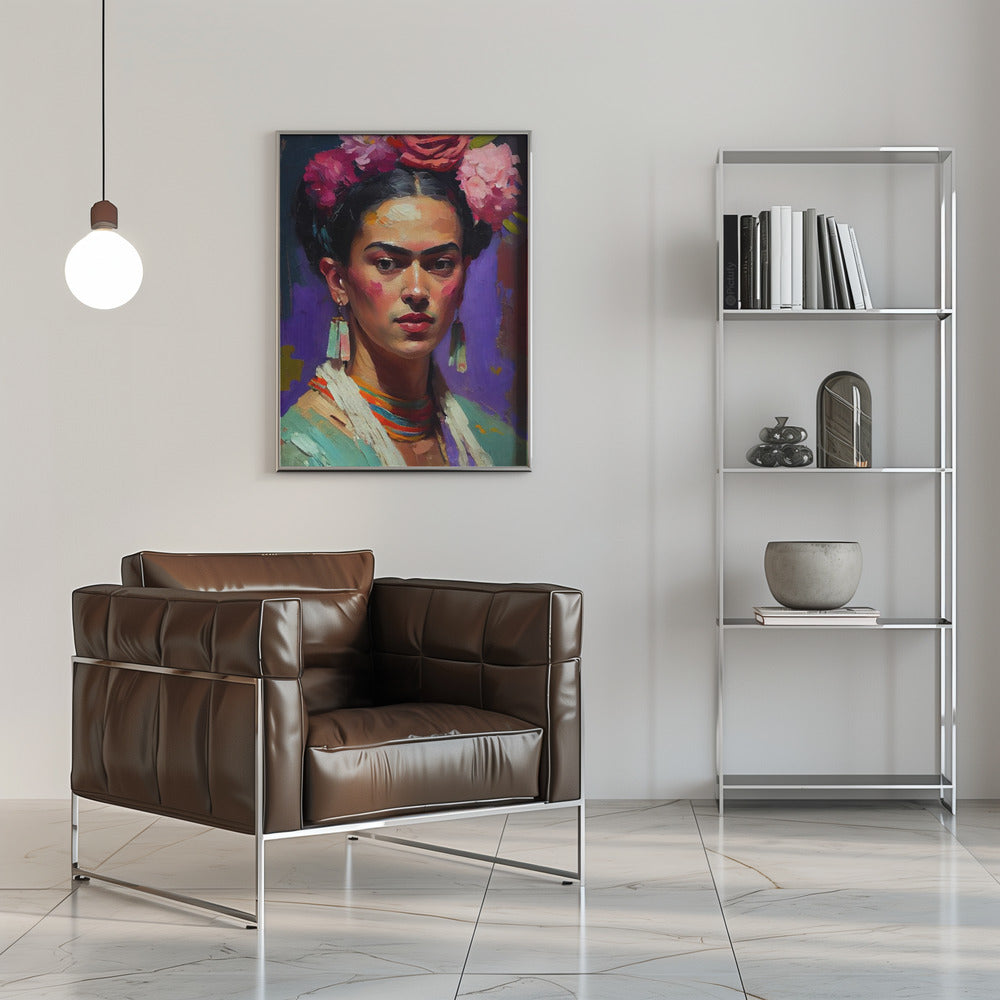 Portrait Of Frida Poster