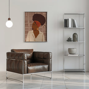 Afro puff Poster