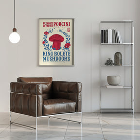 Porcini kitchen print Poster