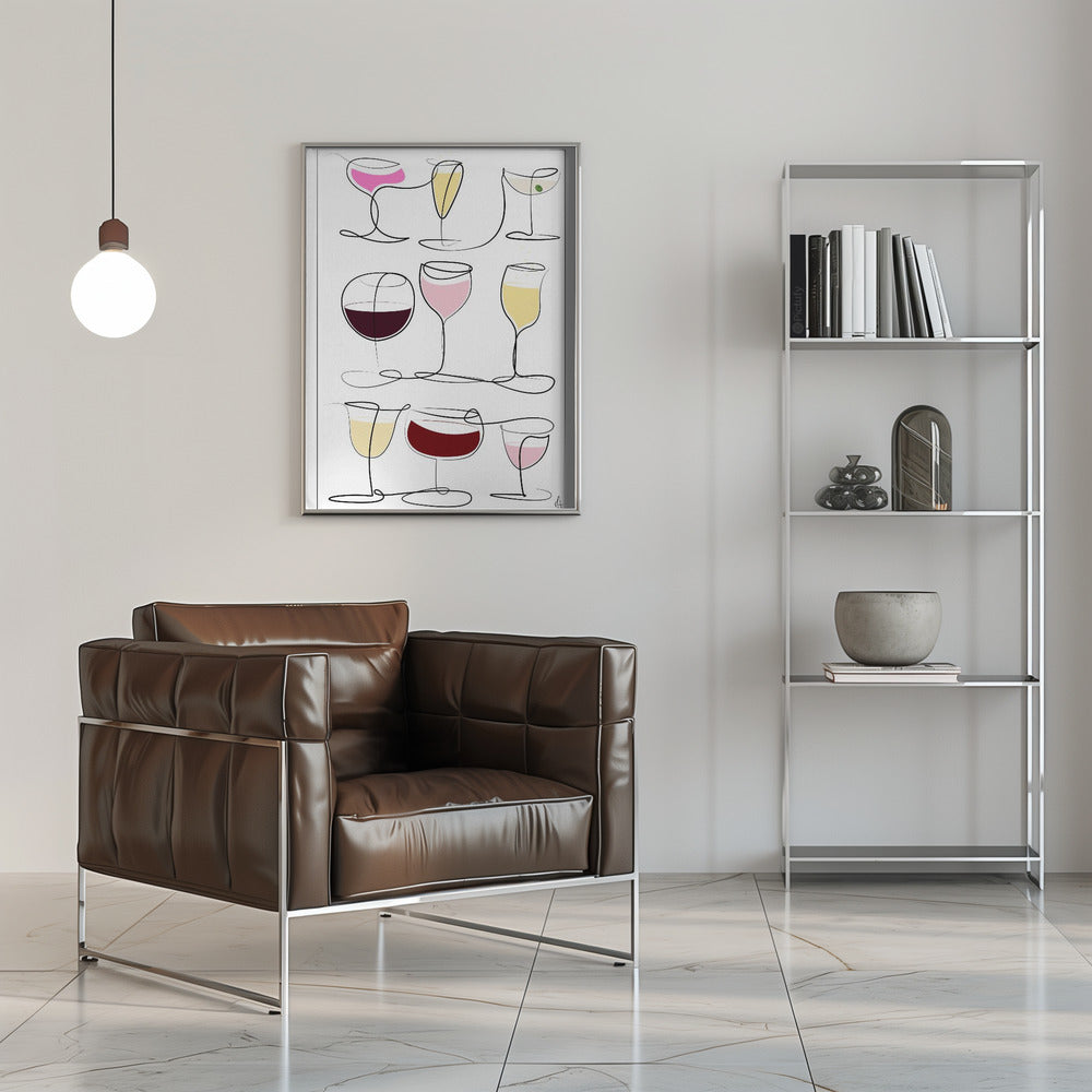 Wine & Drinks Poster