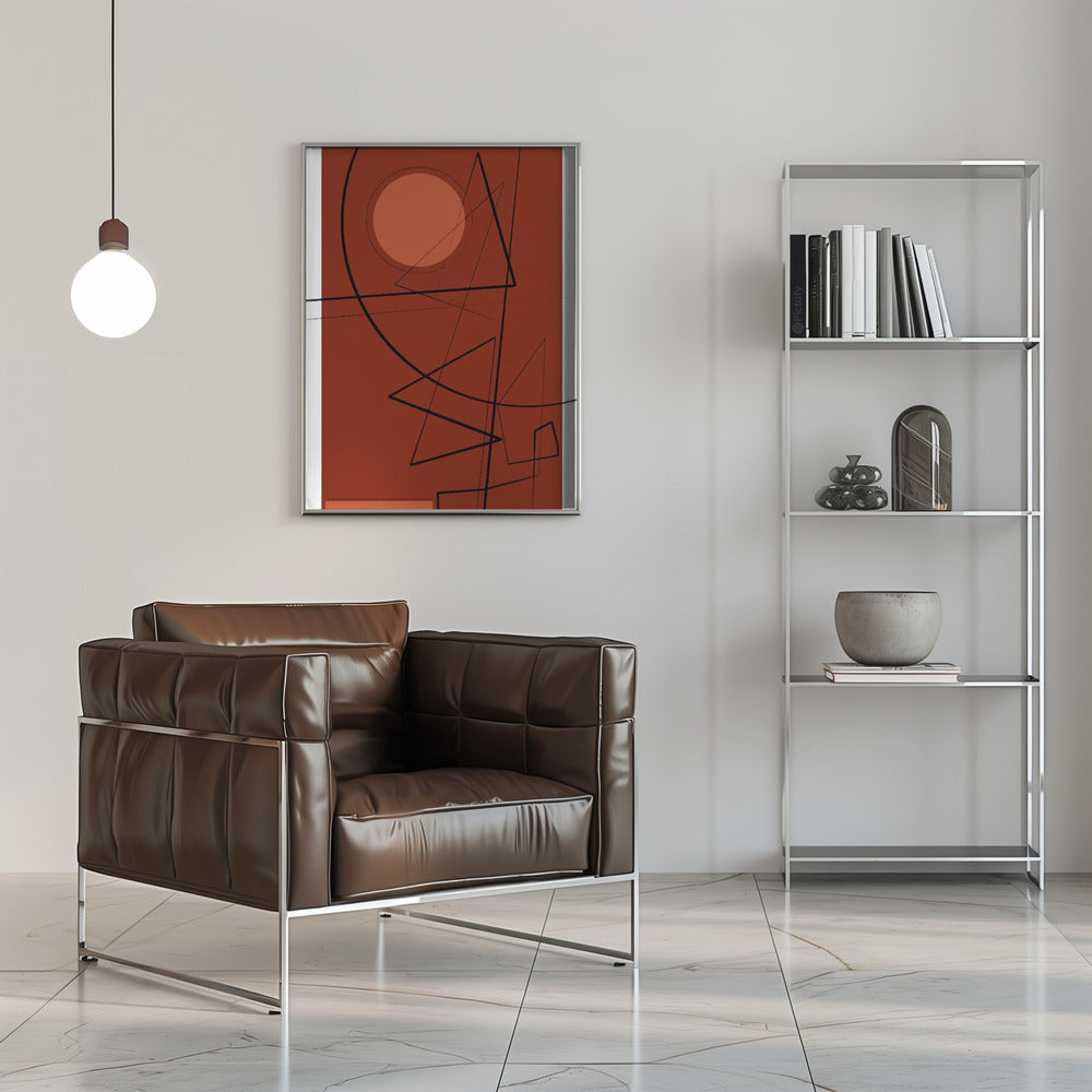 Angular lines No 21 Poster