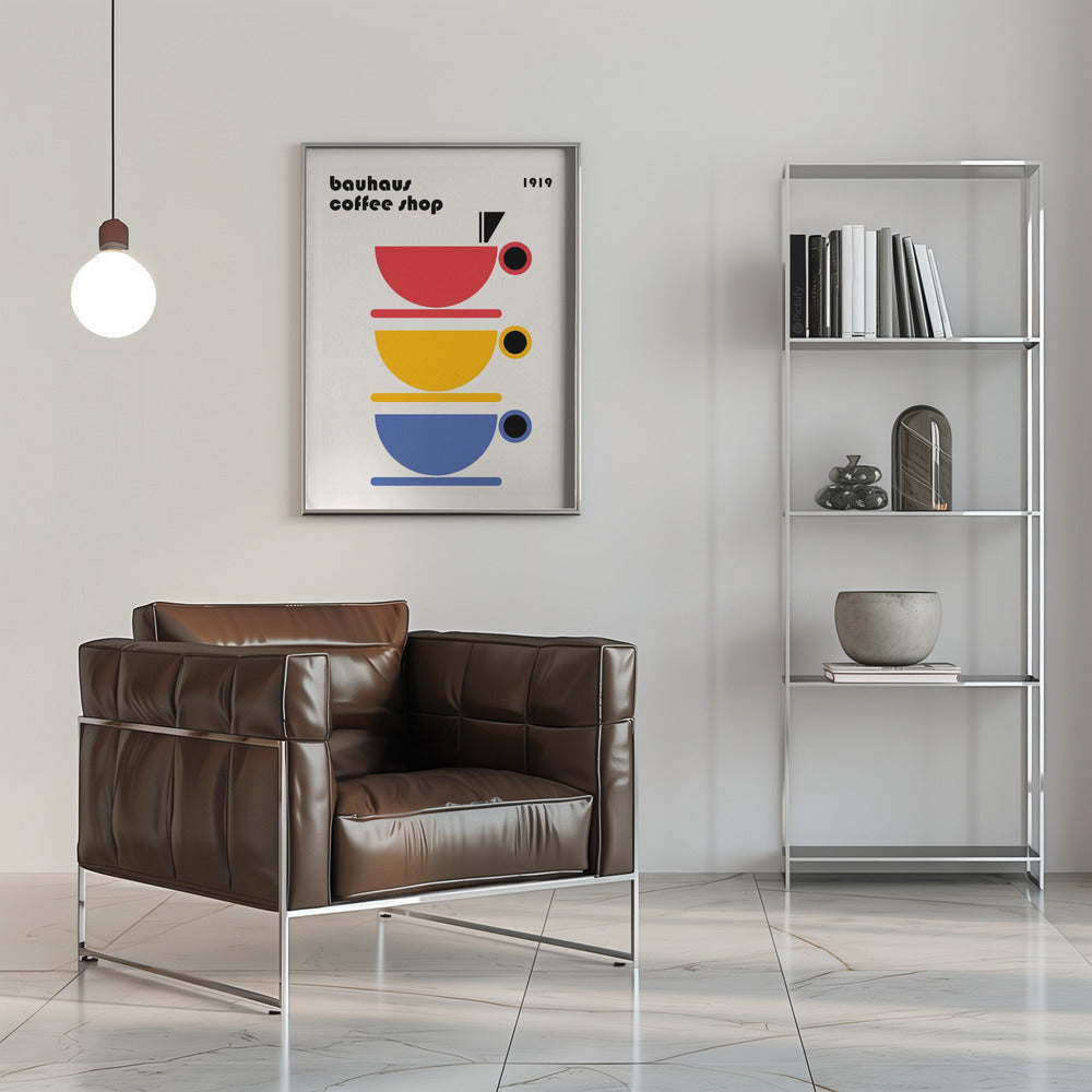 Bauhaus Coffee Minimalist Poster