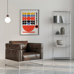 Bauhaus Coffee 70s Decor Poster