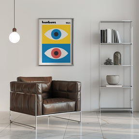 Bauhaus Eyes Abstract Poster