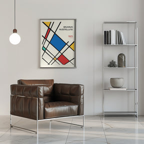 Bauhaus Geometric Design Retro Poster