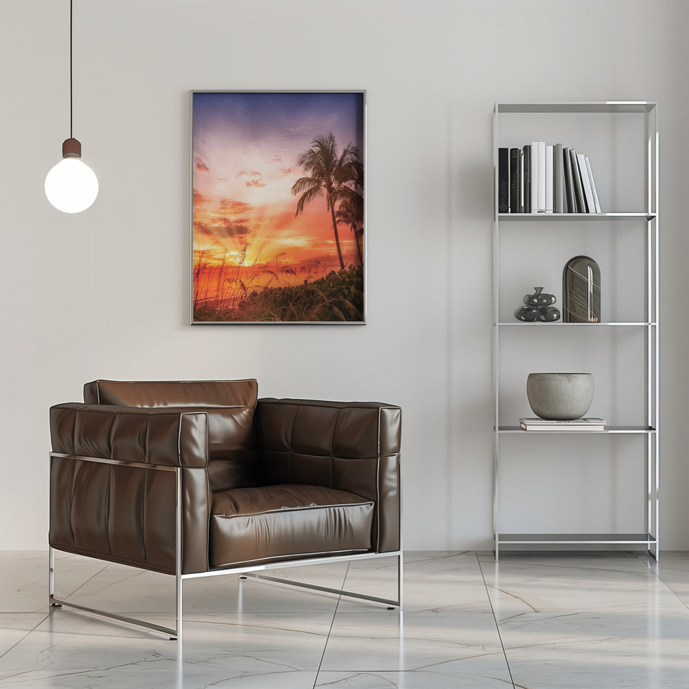 BONITA BEACH Picturesque Sunset Poster