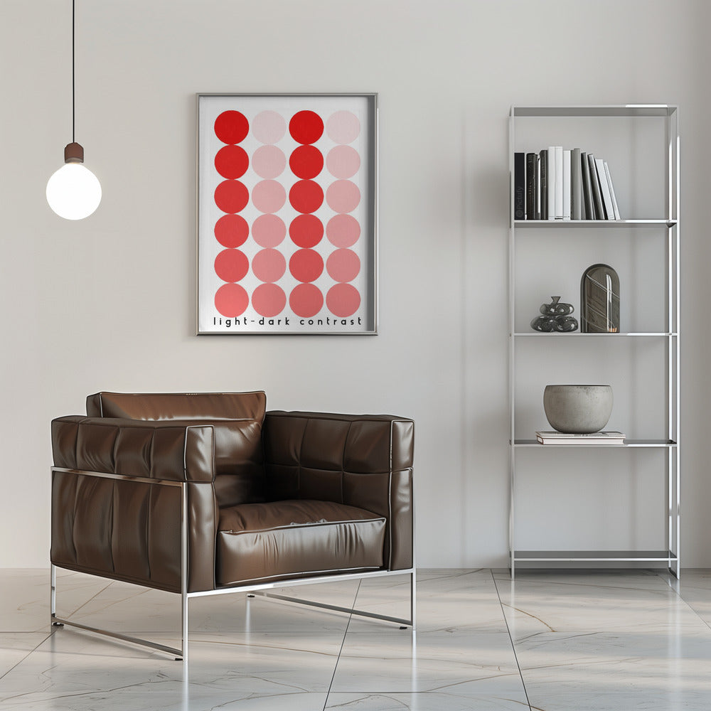 Bauhaus light-dark contrast Poster