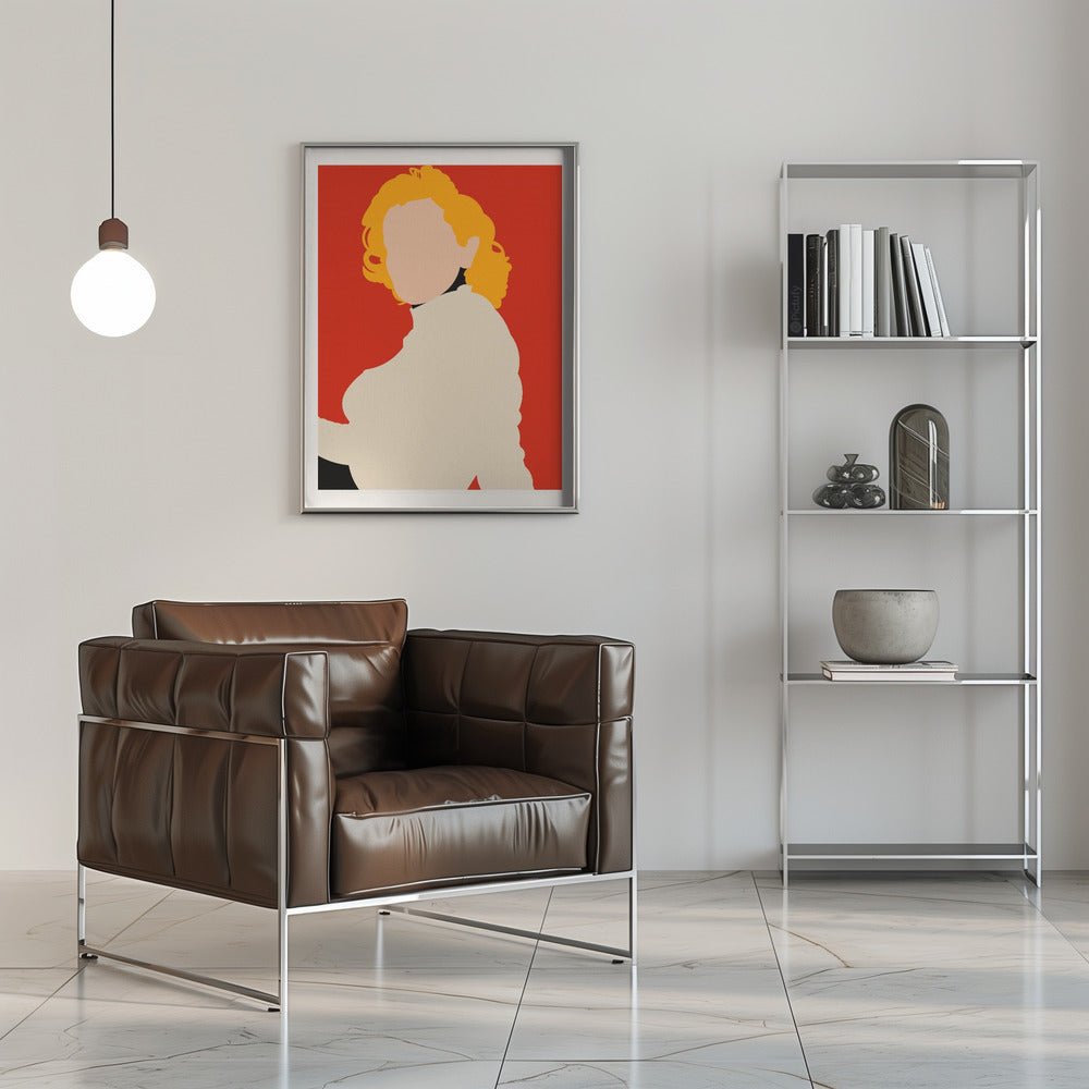 Marilyn Monroe Minimalist Pop Art Poster