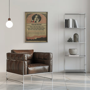 Oscar Wilde Print Poster