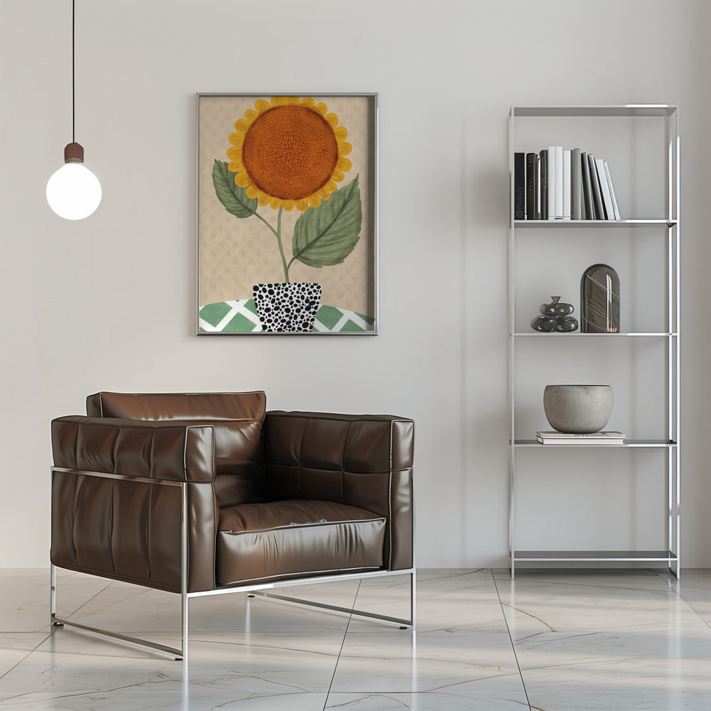 Sunflower Pot Poster