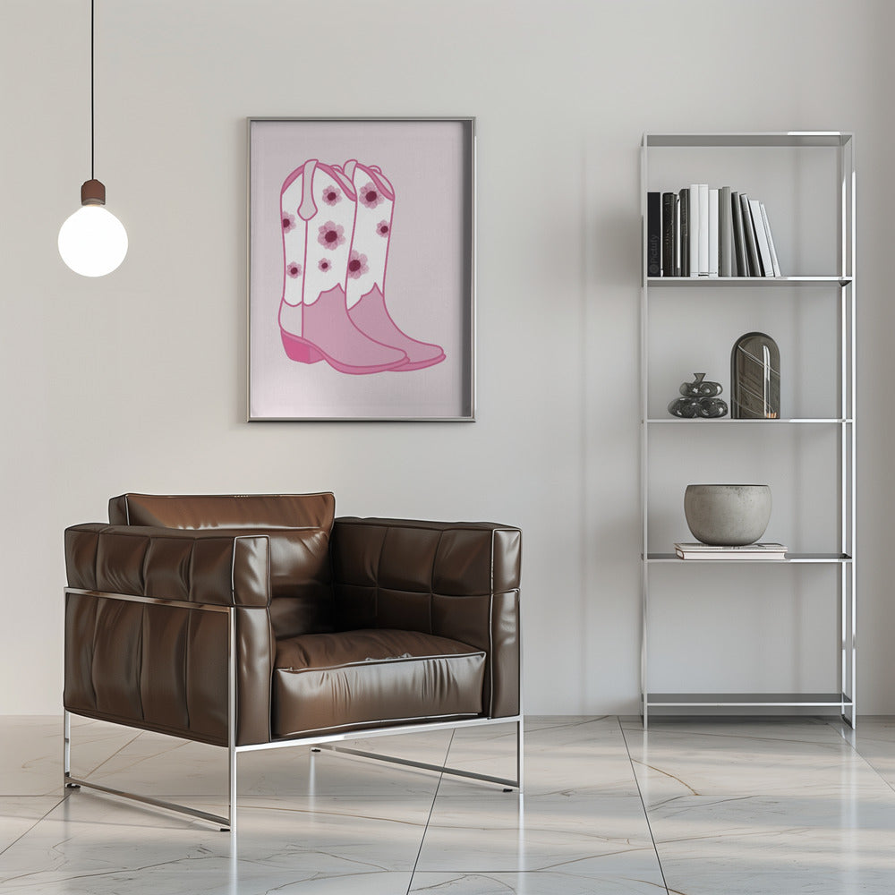 Pink Shoes Poster