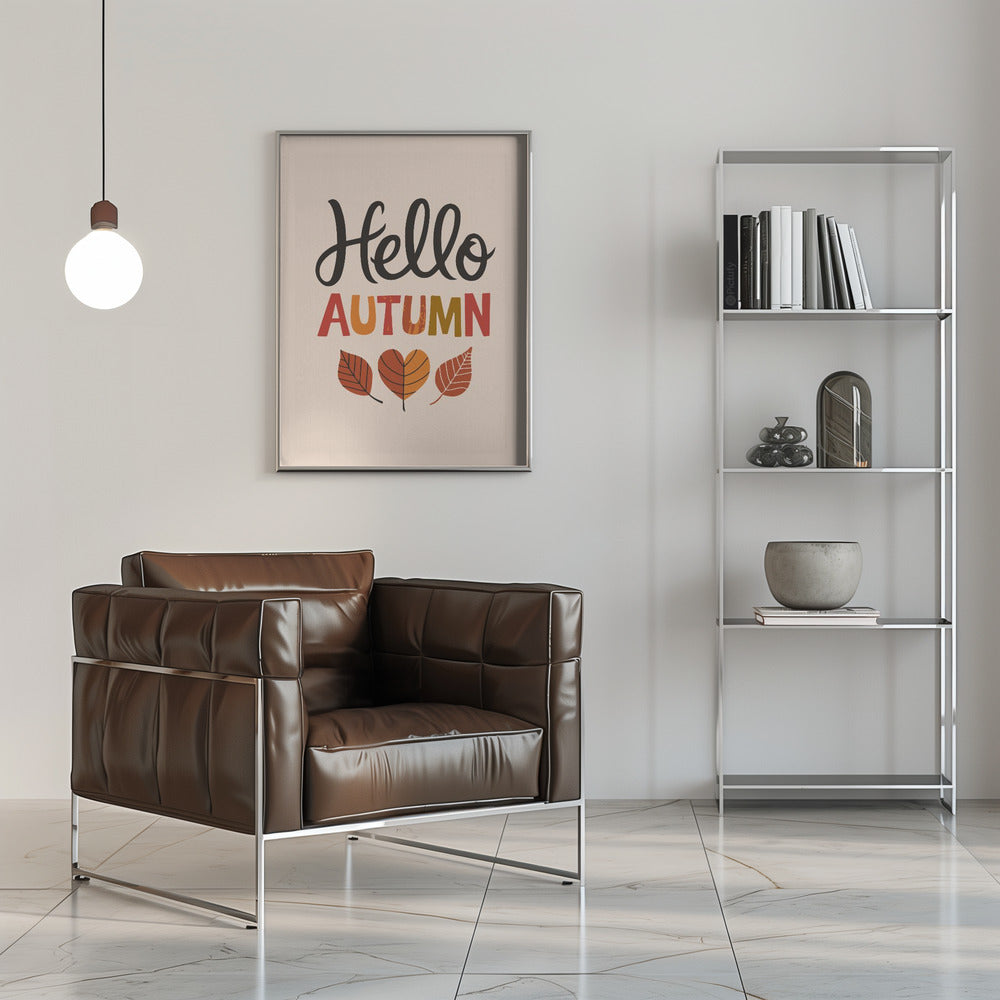 Hello Autumn Poster