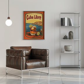 Cuba Libre Vintage Commercial Poster