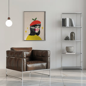 Apple Beret Poster