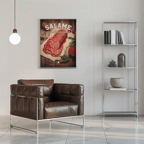 Salame Spianata Calabrese Poster