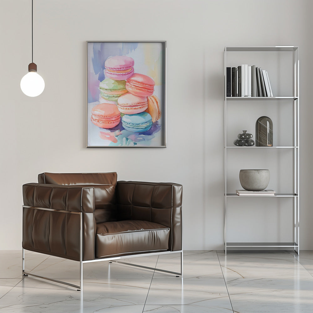 Colorful Macaron Poster