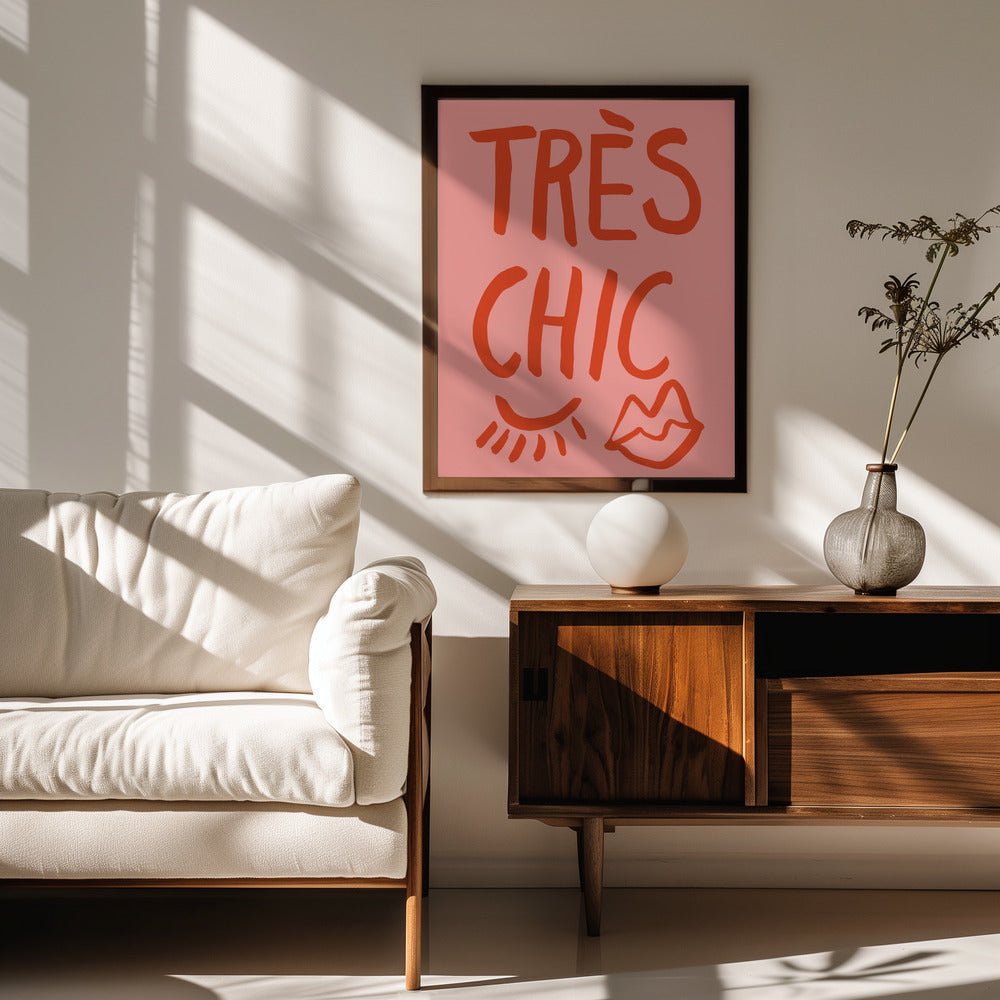 Très Chic Pink Poster